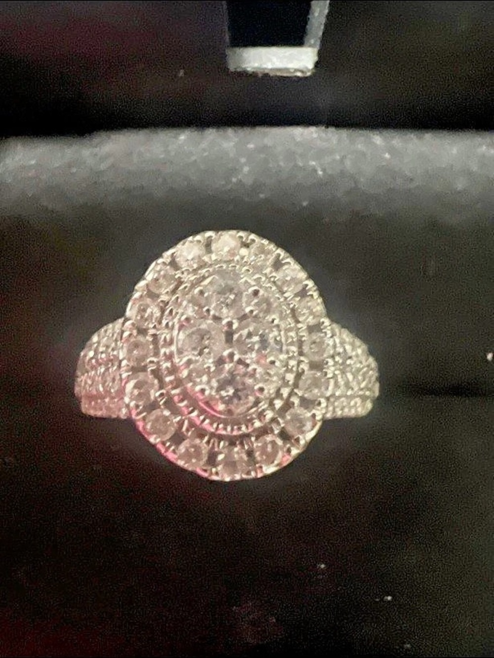 White gold ring